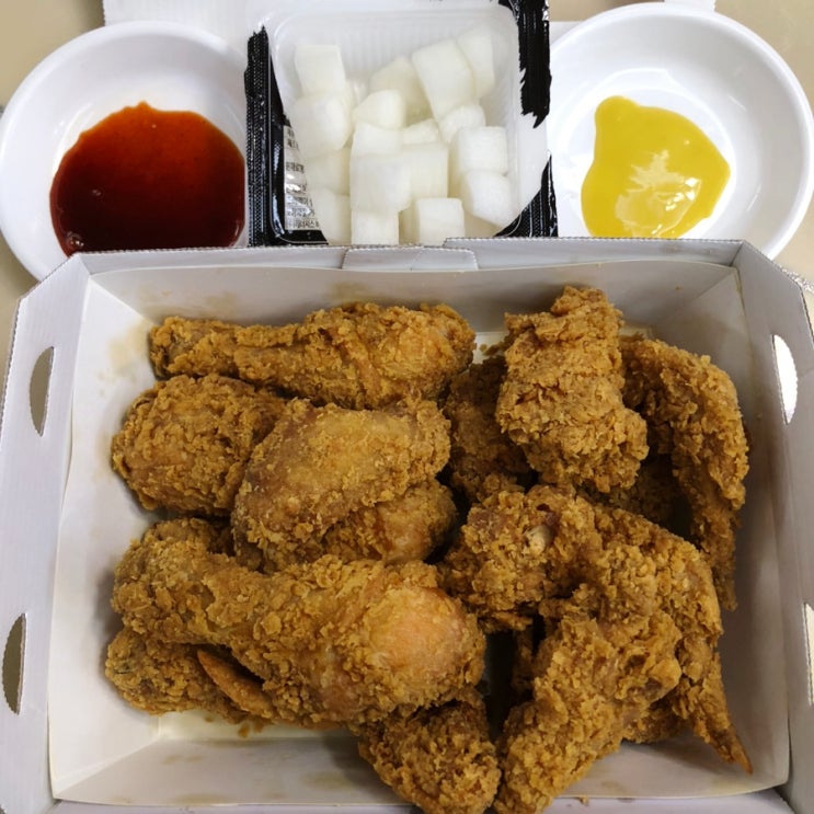  황금올리브치킨 콤보 BBQ 치킨 송도 배달 맛집