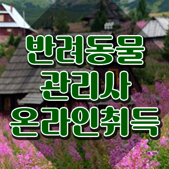  반려동물관리사자격증비용 , 반려동물관리사 자격증 응시자격 없이 취득한 노하우 및 온라인 무료강의