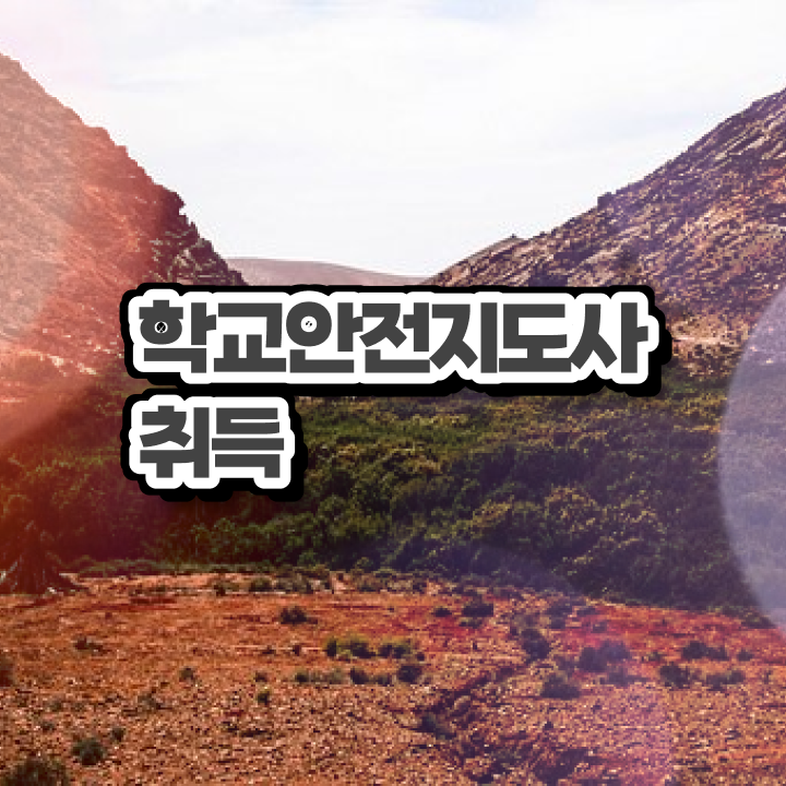  학교안전지도사 1급 , 학교안전지도사 자격증 온라인 교육으로 합격한 전략 확인하고 가세요