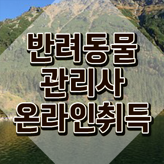  반려동물관리사 1급 , 반려동물관리사 자격증 2주 만에 학습한 후기 준비했어요