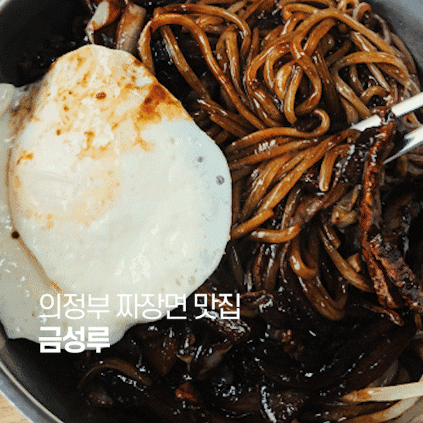  의정부 짜장면 맛집 금성루 약간 매콤한 유슬짜장면