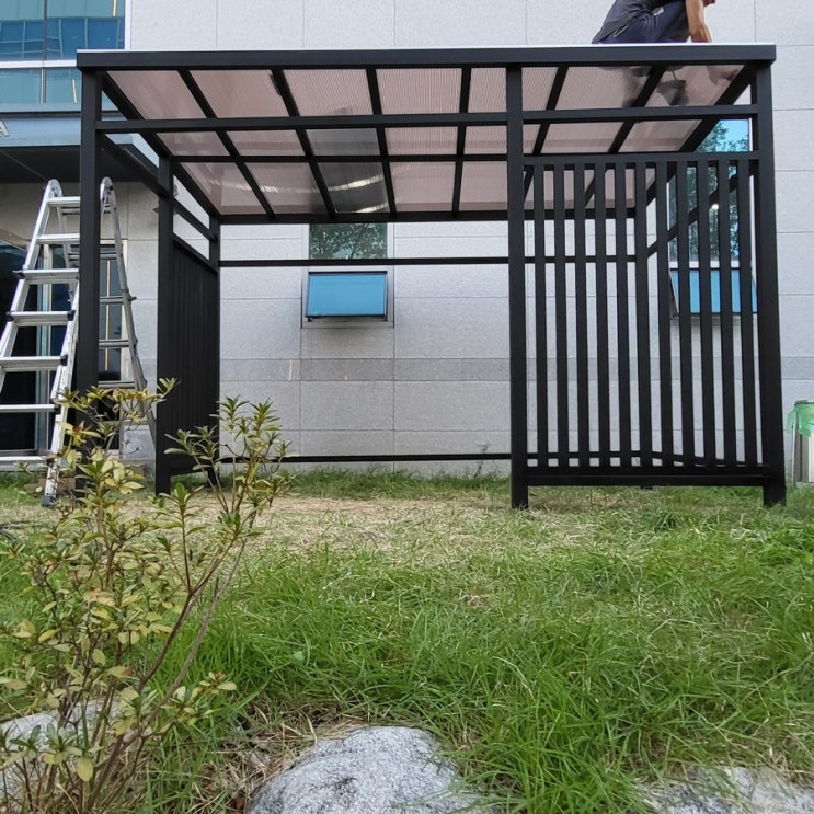  최저가 흡연부스 흡연구역 제작 설치 시공/ 전문팀 맞춤제작 인테리어 추천 ️비가림쉼터 이천 여주 충주