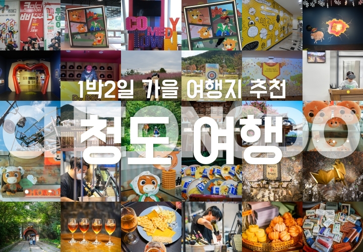  경북 청도 가볼만한곳 운문사 신화랑풍류마을 스카이트레일 한국코미디타운 가을 여행 추천