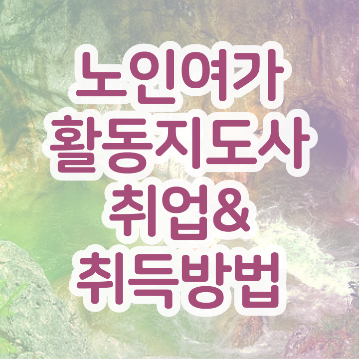  노인여가활동지도사 필기응시자격 , 노인여가활동지도사자격증 취득 정보 , 온라인 교육