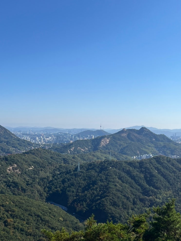  서울 은평구 불광역 등산로 추천 북한산 등린이 초보 코스 족두리봉