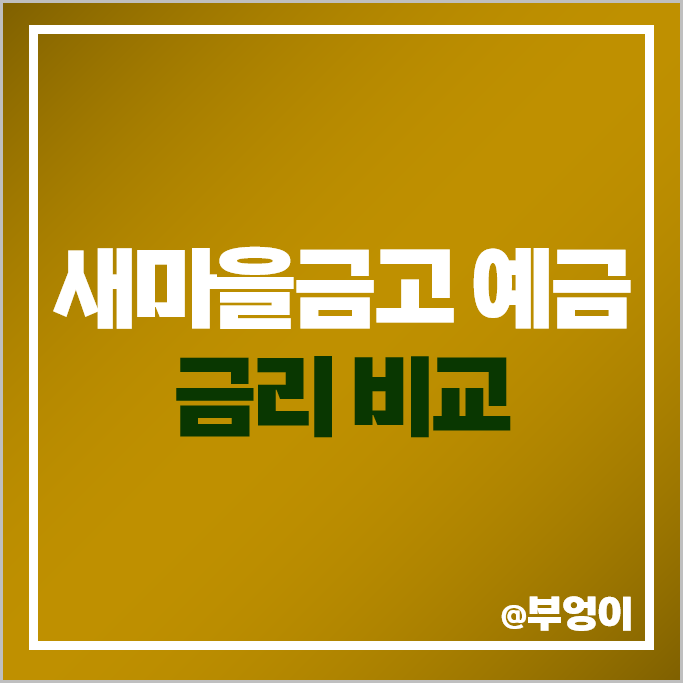 MG 새마을금고 정기예금 금리 비교 특판 예금 이율 추천 MG 새마을금고 정기예금 금리 비교 특판 예금 이율 추천