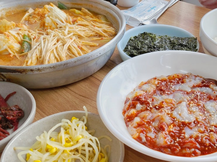  목포 장터식당 본점 :: 꽃게살 비빔밥 맛집, 주말 오픈런/주차