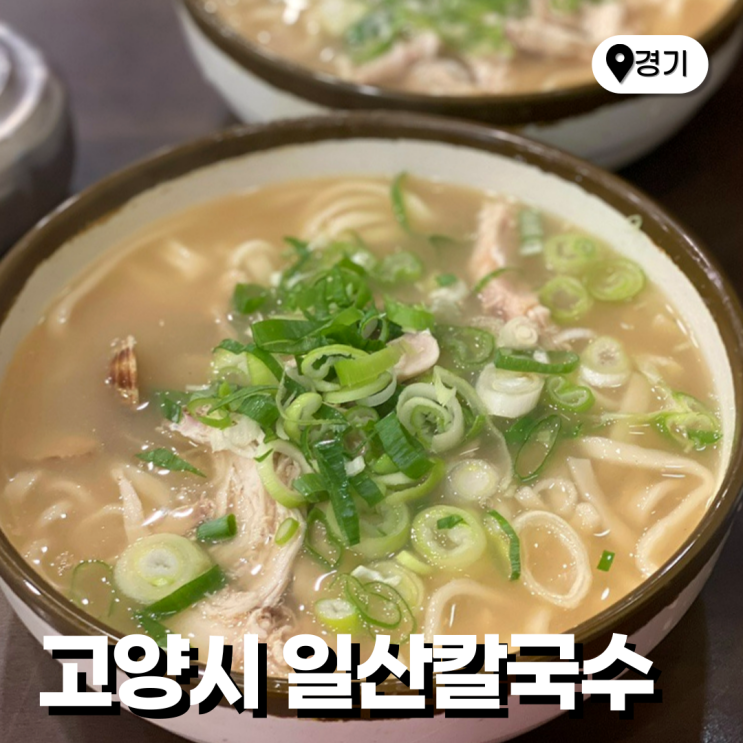 일산칼국수 본점 풍산역 근처 닭칼국수 웨이팅팁 주차가능