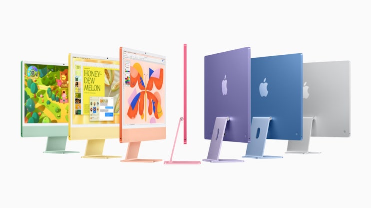 애플 M4 신형 아이맥 iMac 정식 발표 업그레이드된 카메라, 나노 텍스처 디스플레이 옵션이 적용 되었습니다 애플 M4 신형 아이맥 iMac 정식 발표 업그레이드된 카메라, 나노 텍스처 디스플레이 옵션이 적용 되었습니다