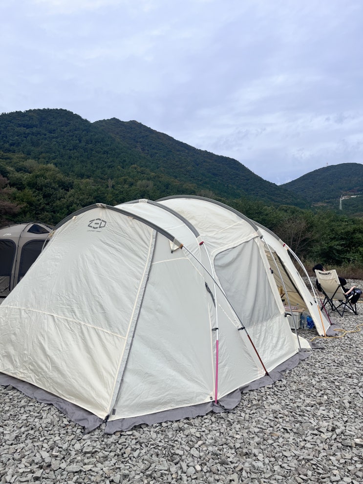  경남 고성 캠핑장 뷰맛집 대충캠핑장 E사이트 커플존 E7 후기