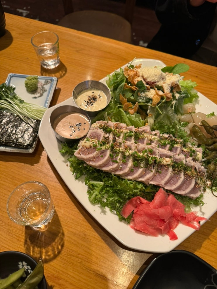  수원 인계동 참치 타다끼 맛집 선술집 이자카야 첨