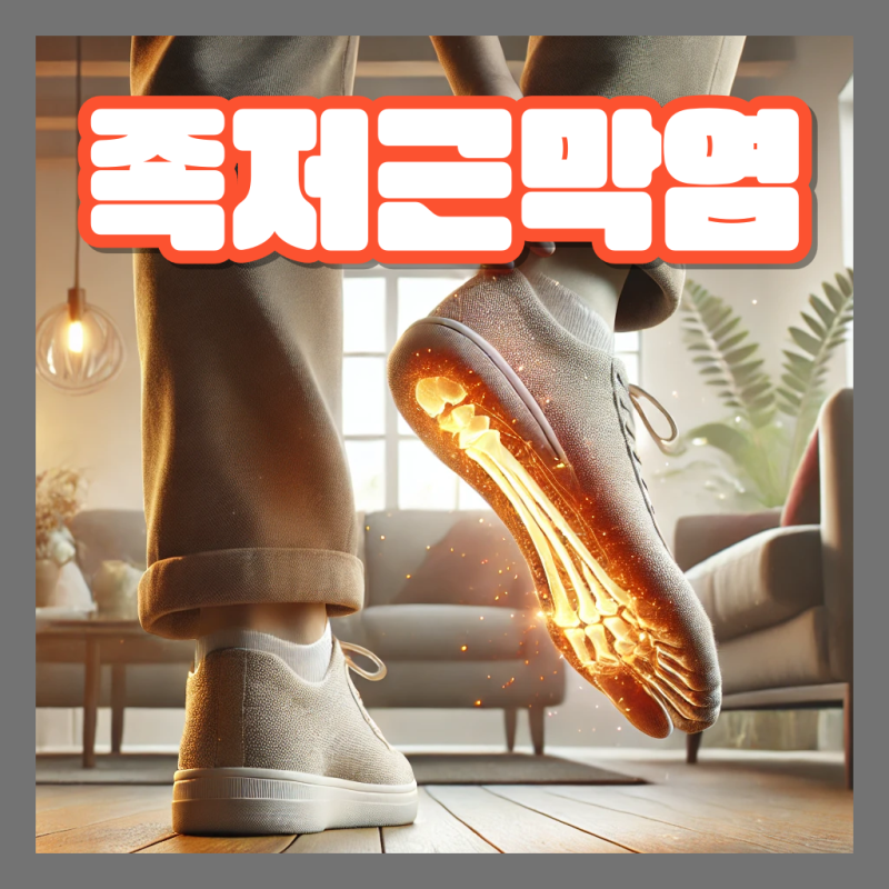 족저근막염 깁스와 족저근막염 실비(깔창, 슬리퍼, 증상, 신발, 치료방법)