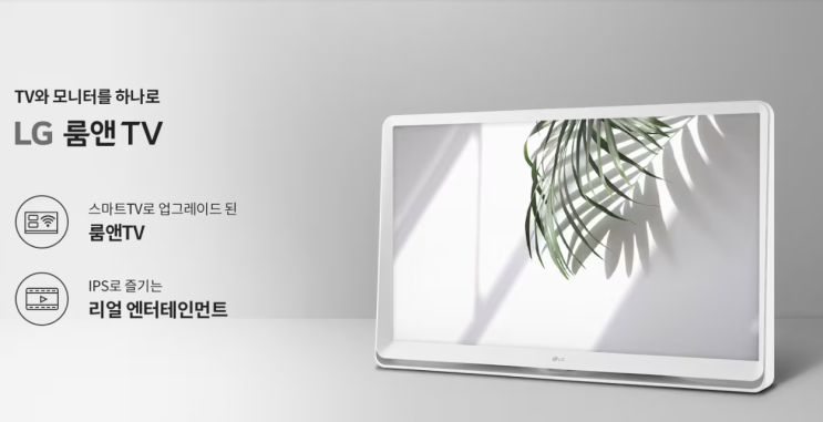  LG 룸앤TV 캠핑족 필수템으로 떠오르다 27LQ600SW