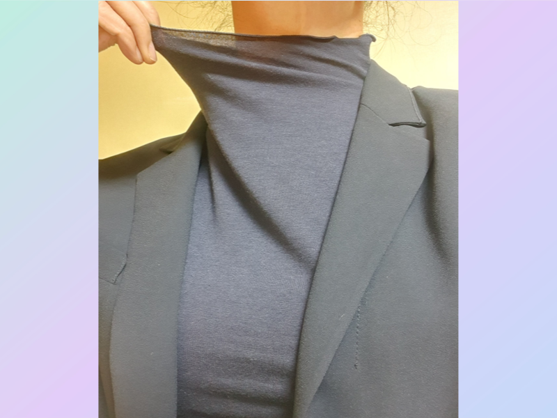 바띠소띠 이너티 여성 목티 얇은 목폴라 반목 폴라티