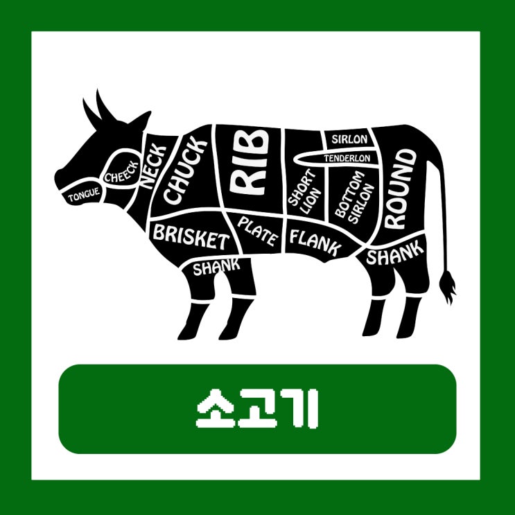  소고기 부위별 단백질 영양성분 특징 요리 용도