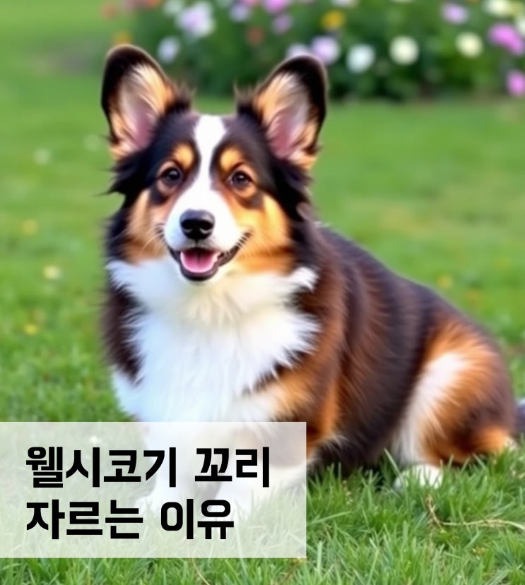  웰시코기 꼬리 자르는 이유는? 강아지단미