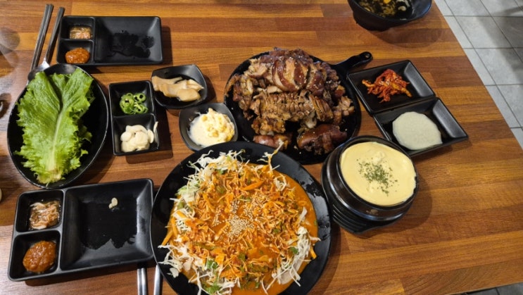  [범계 맛집 / 범계 회식] 화덕 족발, 막국수, 계란찜 - 꽉찬족발 범계점