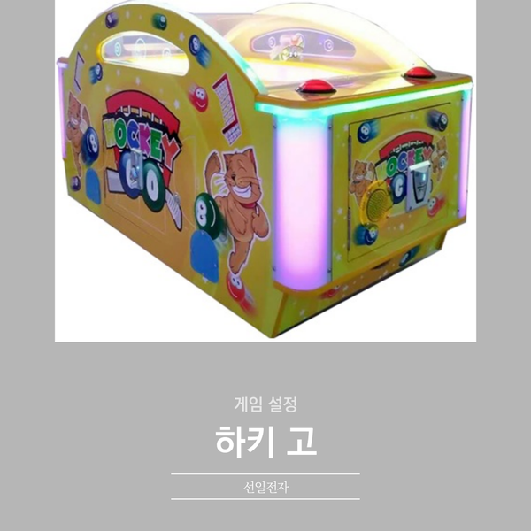  하키 고 게임 설정
