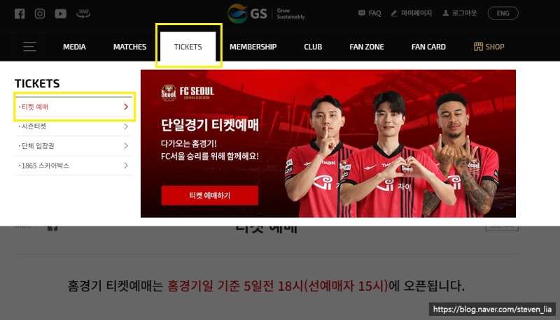 FC서울 2024 하나은행 K리그1예매 방법, 티켓가격 리뷰