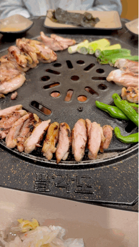  부천역 데이트 불향이 살아있는 숯불 닭갈비 맛집 팔각도 부천역점