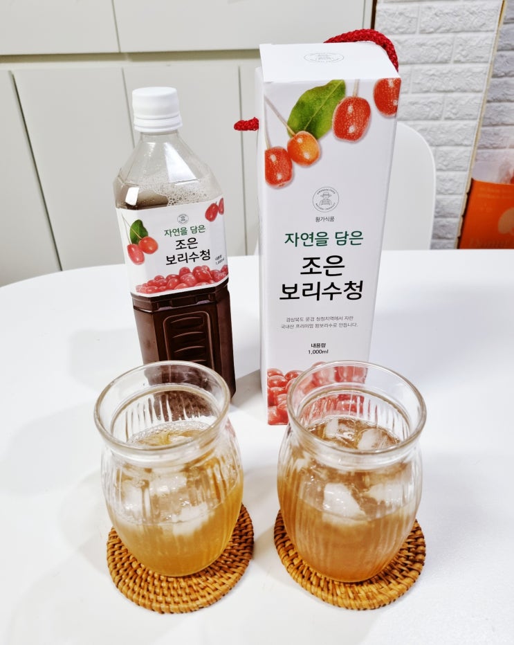  보리수청 액기스 과일청 자연의 맛과 효능! 황가네유니농장