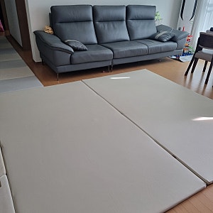 오래된 폴더 놀이매트 되살리기 - 키즈온 매트커버 (내돈내산, 찐 후기)