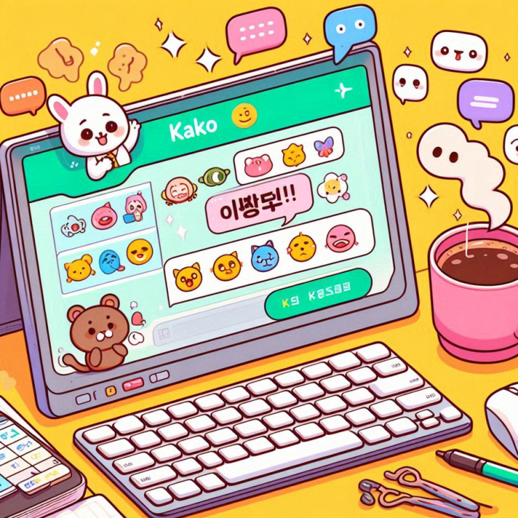  카카오톡 스마트폰 PC 동기화 방법