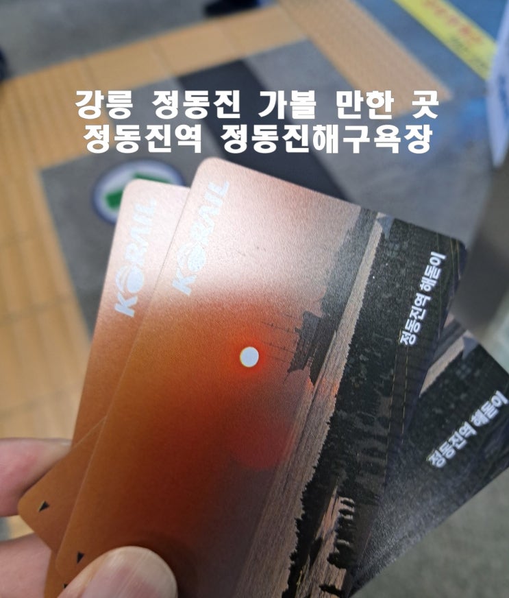  정동진역 바다, 하늘, 기차의 완벽한 조화 힐링하는 하루