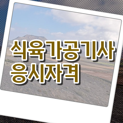  식육가공기사 시험응시자격 독학으로 빠르게 끝낸 과정