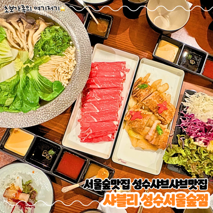  성수 서울숲맛집 월남쌈 샤브샤브 _ 샤블리 성수 서울숲점