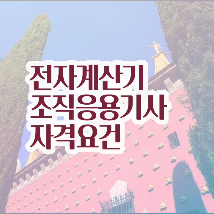  전자계산기조직응용기사 자격조건 전자계산기조직응용기사 응시자격 집에서 온라인으로 쉽고 빠르게 완료한 전략