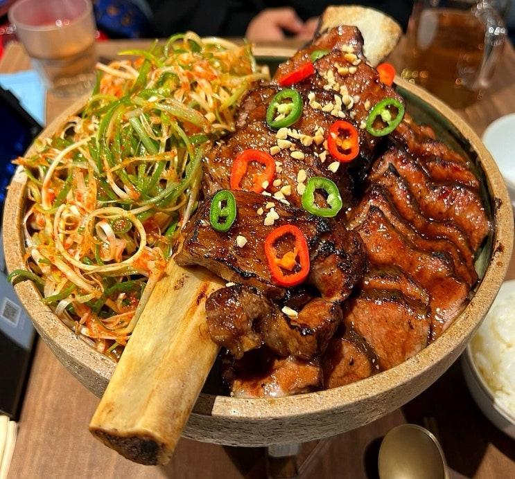  도산공원 맛집 호족반 청담 16시간 수비드한 우대갈비, 웨이팅 캐치테이블 내돈내산 음식점 후기 (۶•̀ᴗ•́)۶