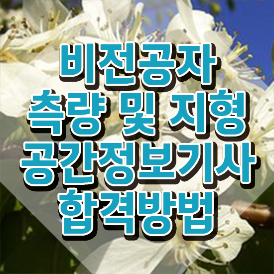  측량및지형공간정보기사 시험응시 요건 측량및지형공간정보기사 취득자격 인강만 듣고 간단하게 준비한 노하우
