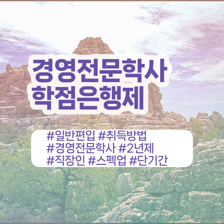  경영학취업 , 경영학 학위 실무경력 없어도 온라인으로 빠르게 완료한 전략