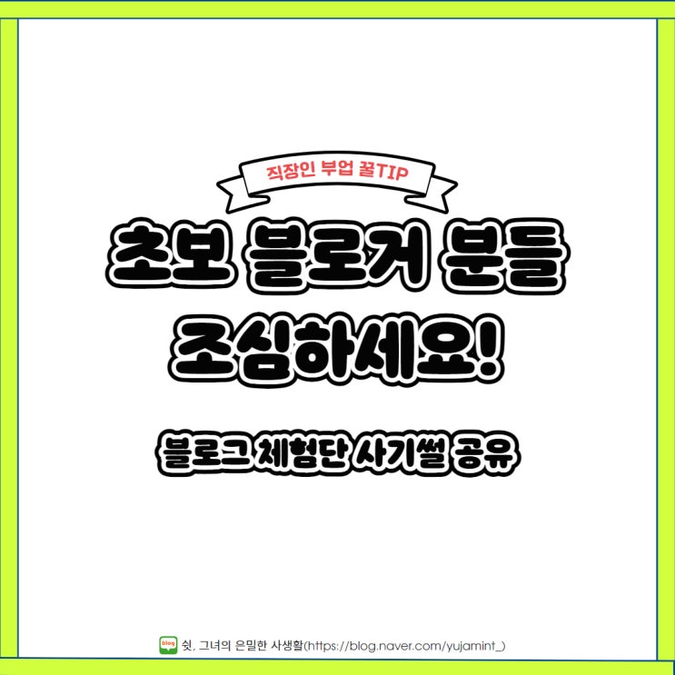  [블로그 체험단 사기] 초보 블로거인 나, 사기꾼에게 간택받다?