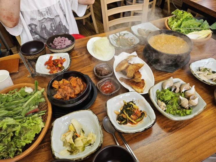  토성집 삼척 아침식사 백반맛집 내돈내산