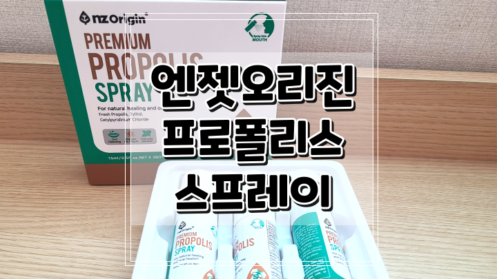  구취제거제 엔젯오리진 프로폴리스 스프레이로 기관지 관리하세요