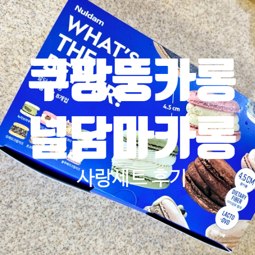  쫀득 달콤 널담 마카롱 사랑세트 쿠팡뚱카롱