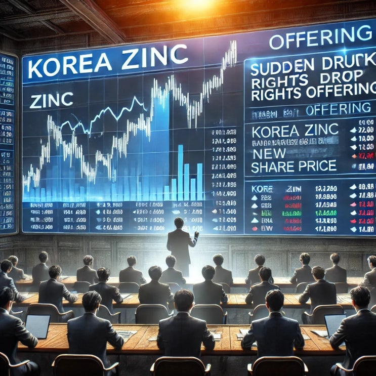 <b>고려아연</b>, 대규모 <b>유상증자</b> 결정 후 주가 하한가로 급락