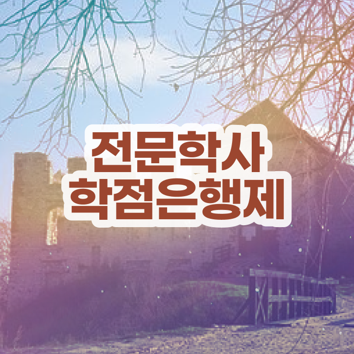  학점은행제 복수전공 , 학점은행제 전공 공부 대학진학, 경력없이 온라인 원격 평생교육원에서 편하게 완료한 과정