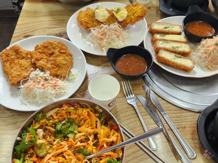  내돈내산 [대전 맛집] 돈까스상점 - 돈까스 주문하면 비빔밥 무한리필 유천동 맛집