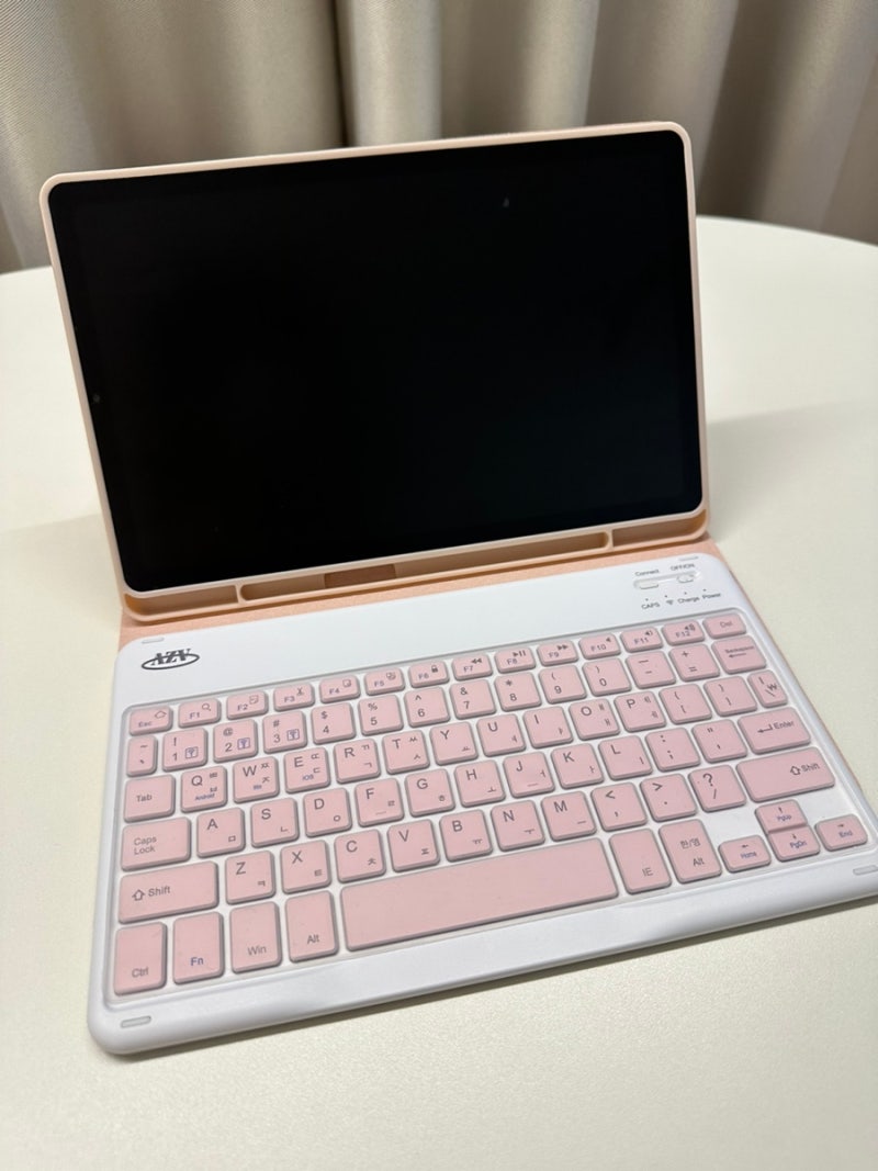 갤럭시탭 S6 LITE 블루투스 키보드 케이스 사용 후기 (내돈내산)
