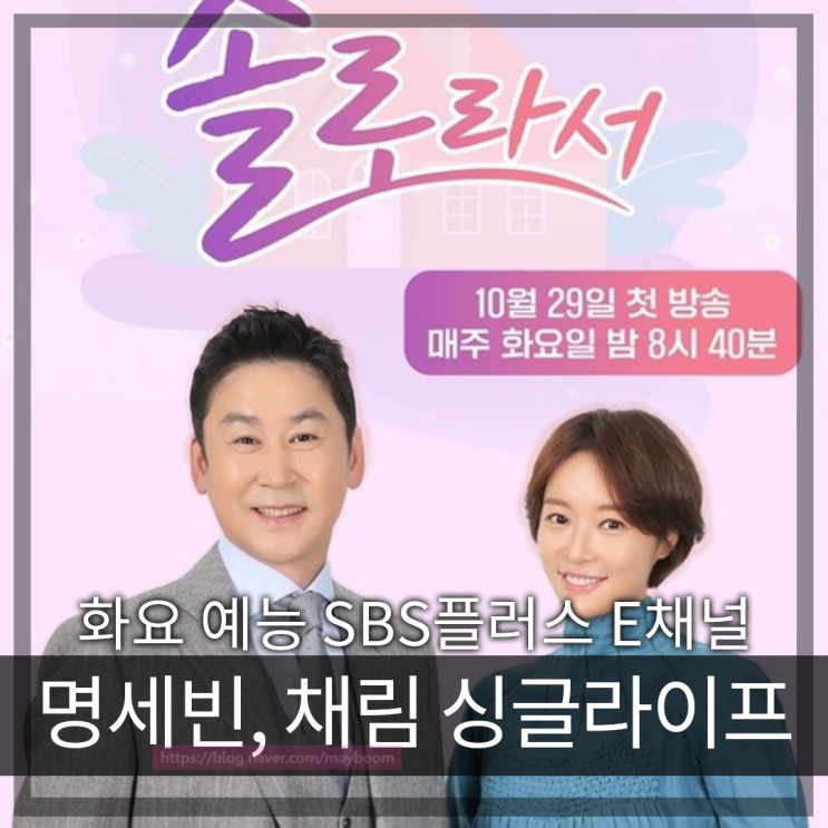 솔로라서 화요일예능 SBS플러스 신동엽,<b>황정음</b>,명세빈,채림... 