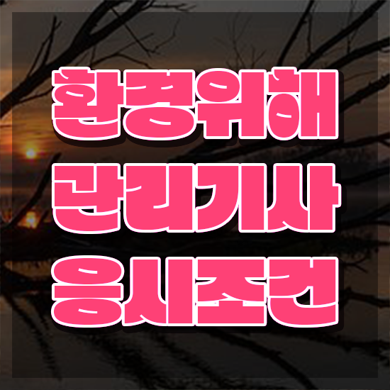  환경위해관리기사 자격증 환경위해관리기사 자격요건 온라인 과정으로 간단하게 완료한 노하우
