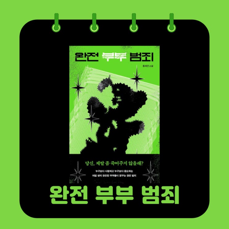  완전 부부 범죄 l 황세연 l 일상 미스터리