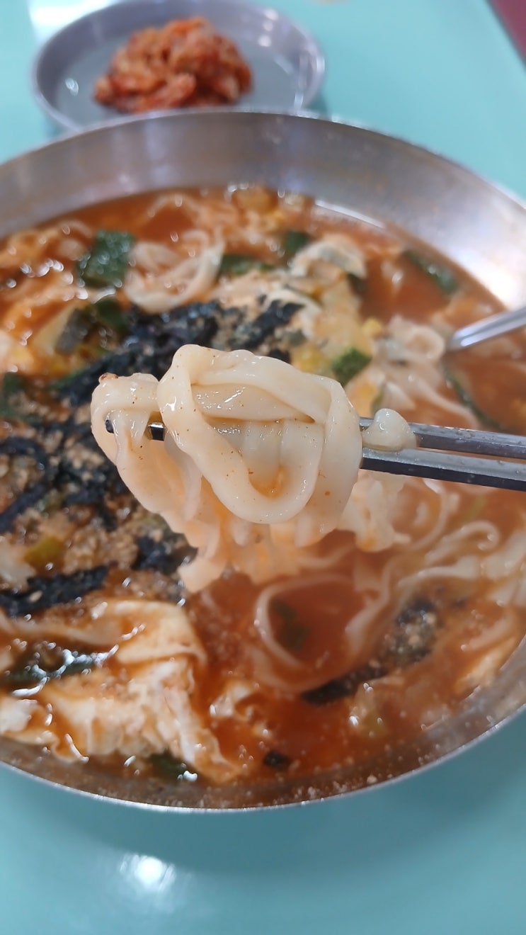  [동해식당/묵호역근처]현지인 추천맛집 대우 장칼국수 영업시간 위치 가격 리뷰