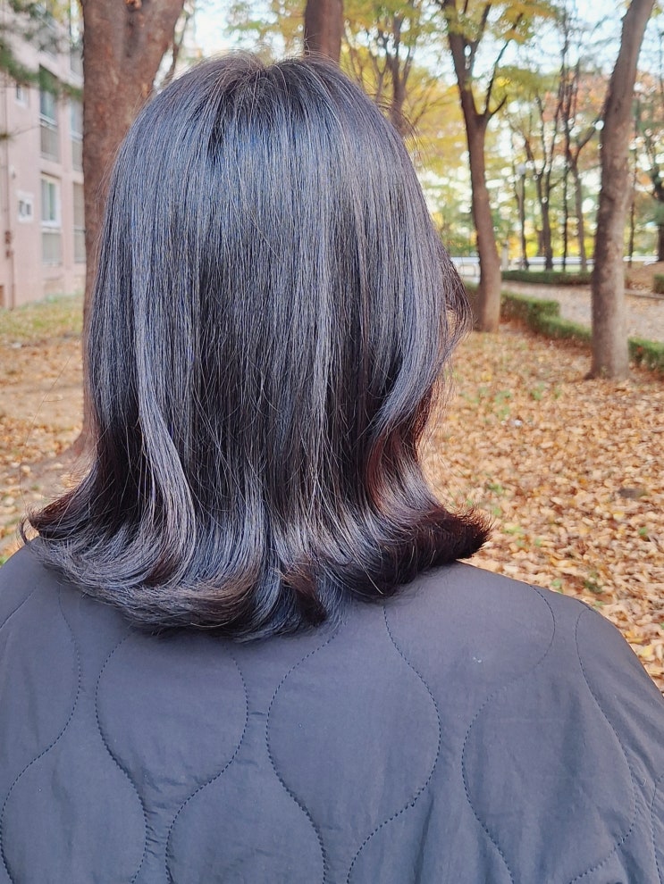  김포운양동미용실 잔머리펌 중단발 씨컬펌 전문 아이디헤어 세진실장