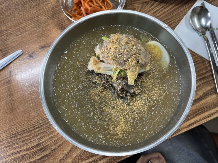  의정부 냉면 맛집 기와집칡냉면 직접 끓인 깊은 육수와 매콤한 손만두