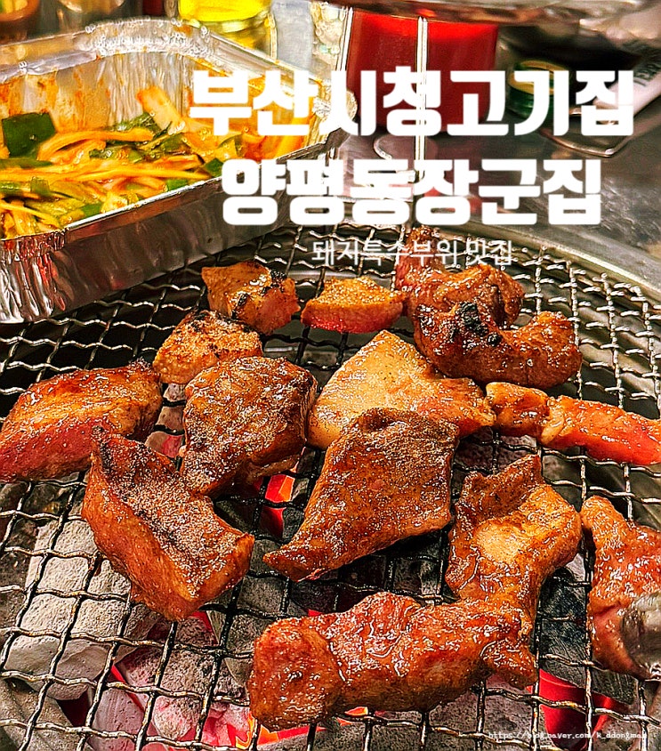  부산시청 고기집 '양평동장군집' 갈매기살 특수부위 맛집 내돈내산 후기