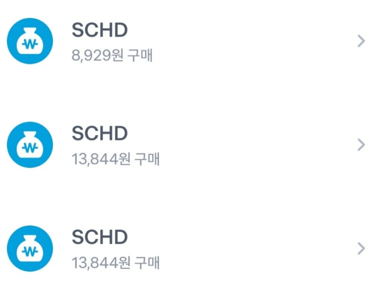  소소한 틱톡 라이트 수익으로 소소하게 SCHD 매수하기